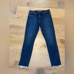 Sam Edelman The Kitten Mid Rise Ankle Scissor Hem Skinny Jean